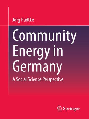 cover image of Community Energy in Germany